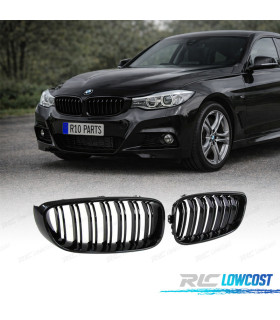 DOUBLE BMW GT F34 13-18 LOOK M4 NOIR BRILLANT