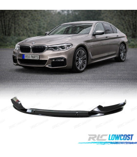 SPOILER LAME AVANT BMW G30 G31 LCI 20-23 LOOK M PERFORMANCE NOIR BRILLANT
