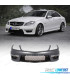 PARE CHOCS FRONTAL MERCEDES CLASSE C W204 11-14 LOOK AMG C63 AVEC PDC
