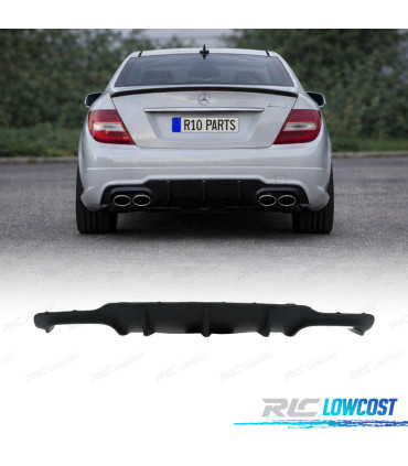 DIFFUSEUR MERCEDES CLASSE C W204 11-14 LOOK C63 AMG