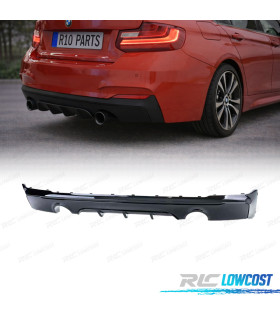 DIFFUSEUR ARRIÈRE BMW F22 F23 LOOK M PERFORMANCE NOIR BRILLANT