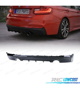 DIFFUSEUR ARRIÈRE BMW F22 F23 LOOK M PERFORMANCE NOIR BRILLANT