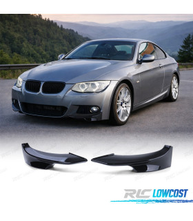 SPLITTERS PARE CHOCS BMW E92 E93 10-14 LOOK M NOIR BRILLANT