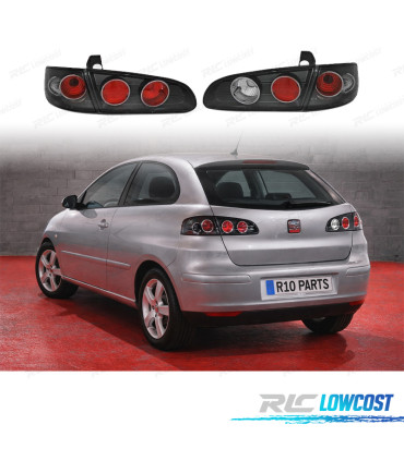 FEUX ARRIÈRE SEAT IBIZA 6L 02-08 FOND NOIR