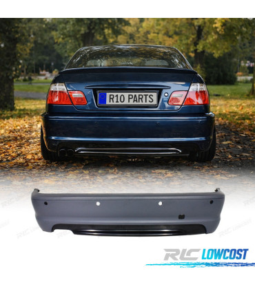 PARE CHOCS ARRIÈRE BMW E46 99-07 COUPE CABRIO LOOK M PDC
