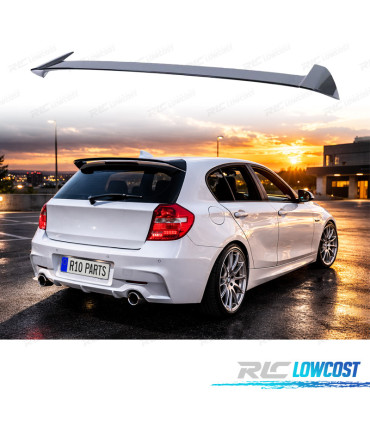 AILERON BECQUET TOIT BMW E81 E87 LOOK M PERFORMANCE NOIR BRILLANT