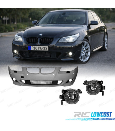 PARE-CHOCS FRONTAL BMW E60 61 07-10 LOOK M PDC + ANTIBROUILLARD