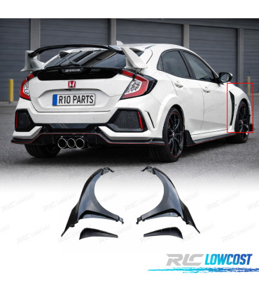 AILES AVANT HONDA CIVIC TYPE R 16-20 MÉTAL