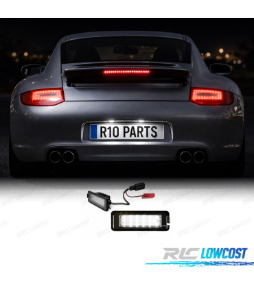 ÉCLAIRAGE PLAQUE D´IMMATRICULATION LED PORSCHE 911 CARRERA 997 99-11