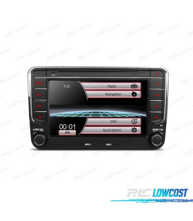 AUTORADIO 2DIN 7" POUR SEAT SKODA VOLKSWAGEN VW USB GPS TACTIL HD