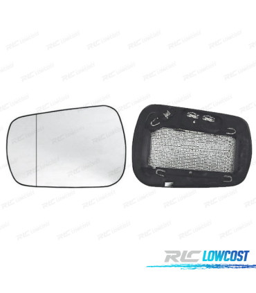 GLACE RÉTROVISEUR + BASE GAUCHE FORD FUSION 02-05