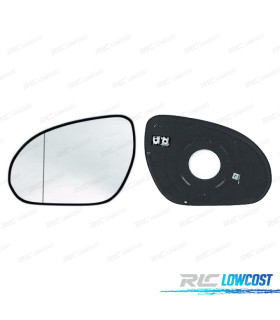 GLACE RÉTROVISEUR + BASE GAUCHE HYUNDAI I30 07-12 ASPHÉRIQUE