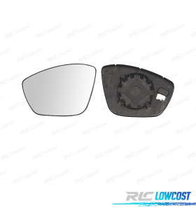 GLACE RÉTROVISEUR + BASE DROITE PEUGEOT 308 13-17