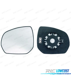 GLACE RÉTROVISEUR + BASE GAUCHE PEUGEOT 3008 09-16 THERMIQUE