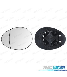 GLACE RÉTROVISEUR + BASE DROITE MINI R60 10-15
