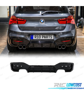 DIFFUSEUR BMW F20 F21 LCI 15-19 LOOK M PERFORMANCE NOIR BRILLANT