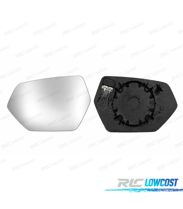 GLACE RÉTROVISEUR + BASE DROITE SEAT LEON KL 21-