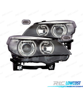 PHARES BMW E60 E61 03-07 NOIR
