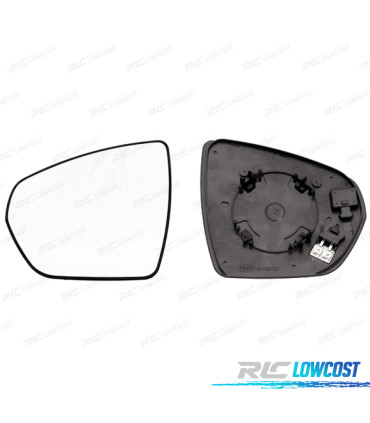 GLACE RÉTROVISEUR + BASE DROITE PEUGEOT 5008 17-