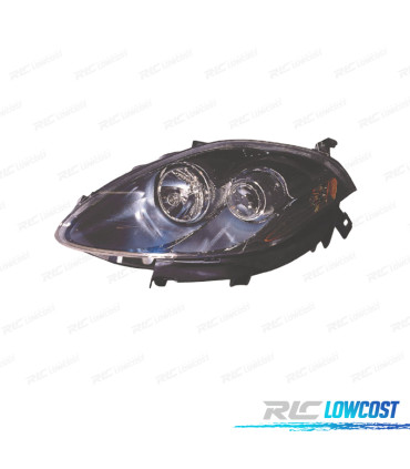 PHARE GAUCHE FIAT BRAVO 06-14 NOIR