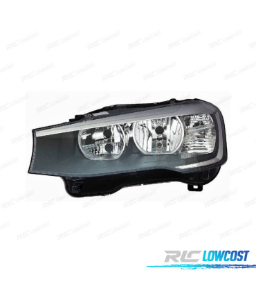 PHARE GAUCHE BMW X3 F25 14-17 NOIR