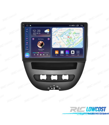 RADIO GPS ANDROID 13 TOYOTA AYGO / PEUGEOT 107 / CITROËN C1 04-14