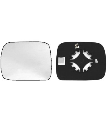 GLACE RÉTROVISEUR + BASE GAUCHE NISSAN TERRANO II 93-02 2 BROCHES