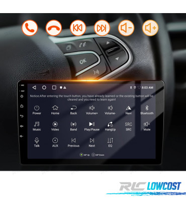 RADIO GPS ANDROID 13 PEUGEOT 207 06-15