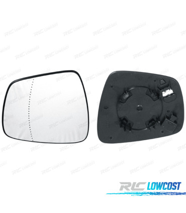 GLACE RÉTROVISEUR + BASE GAUCHE RENAULT KOLEOS 17-