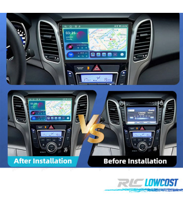 RADIO GPS ANDROID 13 HYUNDAI I30 07-11