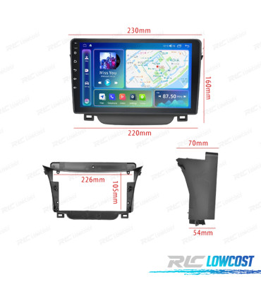 RADIO GPS ANDROID 13 HYUNDAI I30 07-11