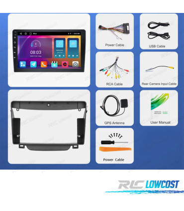 RADIO GPS ANDROID 13 HYUNDAI I30 07-11