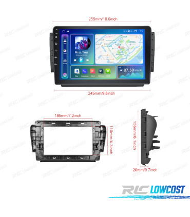 RADIO GPS ANDROID 13 PEUGEOT 2008 15-