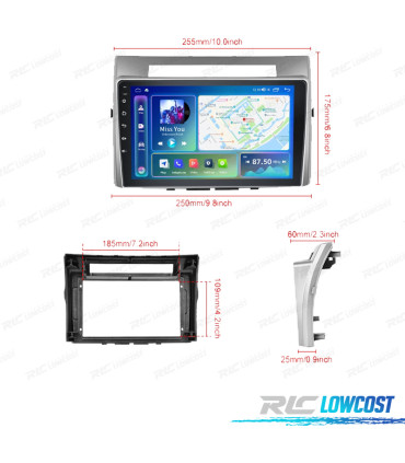 RADIO GPS ANDROID TOYOTA VERSO 06-