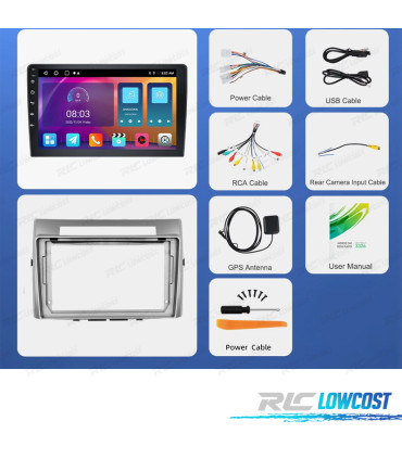RADIO GPS ANDROID 13 TOYOTA VERSO 06-