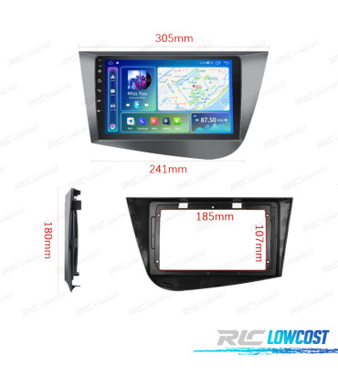 RADIO GPS ANDROID 13 SEAT LEON 05-12