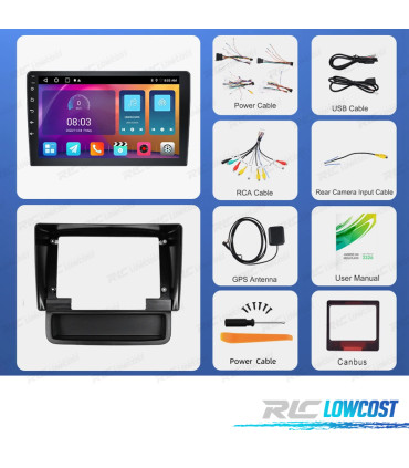 RADIO GPS ANDROID 13 RENAULT TRAFIC 01-10