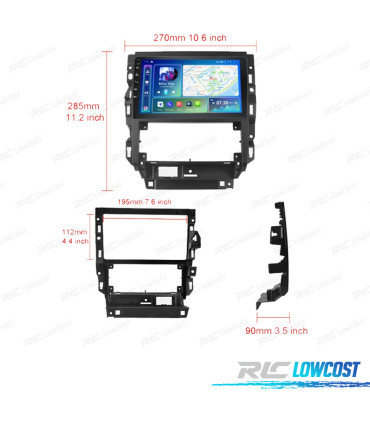 RADIO GPS ANDROID 13 VOLKSWAGEN GOLF V 03-08