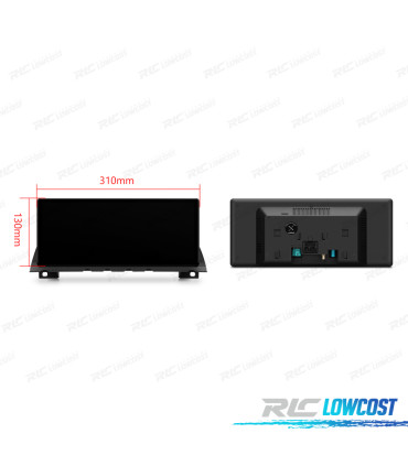 RADIO GPS ANDROID 14 BMW SÉRIE 7 F01 / F02 NBT 12,3" 8GB+256GB