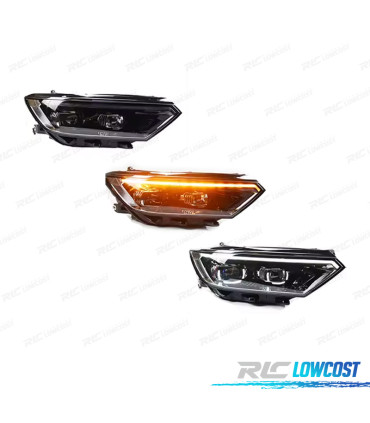 PHARES VOLKSWAGEN PASSAT 15-19 LOOK B8.5 LED