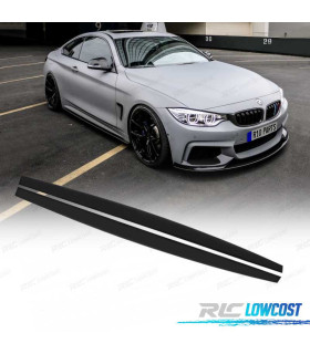 RAJOUTS BAS DE CAISSE BMW F32 F33 F36 LOOK M PERFORMANCE NOIR BRILLANT