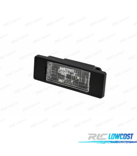 ÉCLAIRAGE PLAQUE D'IMMATRICULATION LED CITROËN C4 04-10 AVEC AMPOULE