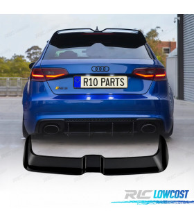 AILERON AUDI A3 8V 12-20 LOOK OETTINGER NOIR BRILLANT