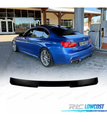 AILERON SPOILER DE TOIT BMW F30 LOOK M4 NOIR BRILLANT