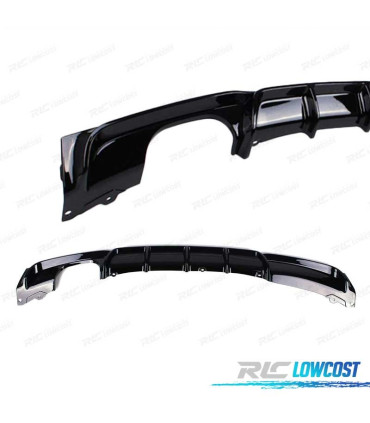 DIFFUSEUR BMW F30 F31 LOOK M PERFORMANCE NOIR BRILLANT