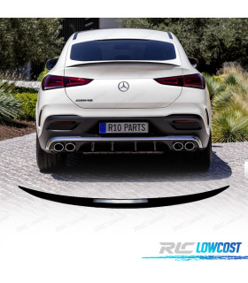 AILERON BECQUET LAME DE COFFRE MERCEDES GLE C167 COUPE 19-23 LOOK AMG NOIR BRILLANT