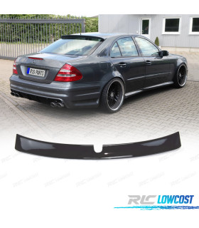 SPOILER DE TOIT MERCEDES CLASSE E W211 02-06 LOOK AMG NOIR BRILLANT