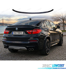 AILERON BECQUET LAME COFFRE BMW X4 F26 14-18 LOOK M NOIR BRILLANT