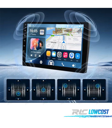 RADIO GPS 10'' ANDROID 13 HYUNDAI TUCSON 06-13 2 DIN 4GB+64GB