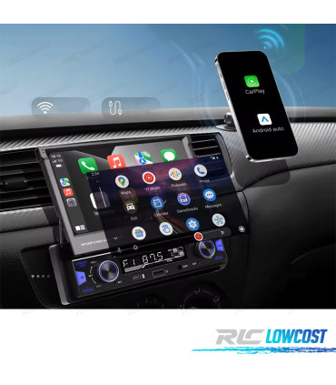 AUTORADIO MULTIMÉDIA UNIVERSEL 1 DIN 7" CARPLAY / ANDROID 13 AUTO